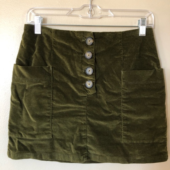BDG Urban Outfitters Velvet Skirt - Picture 2 of 5